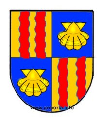 Escudo de los Morrades, según el manuscrito de J. P. Colomer.